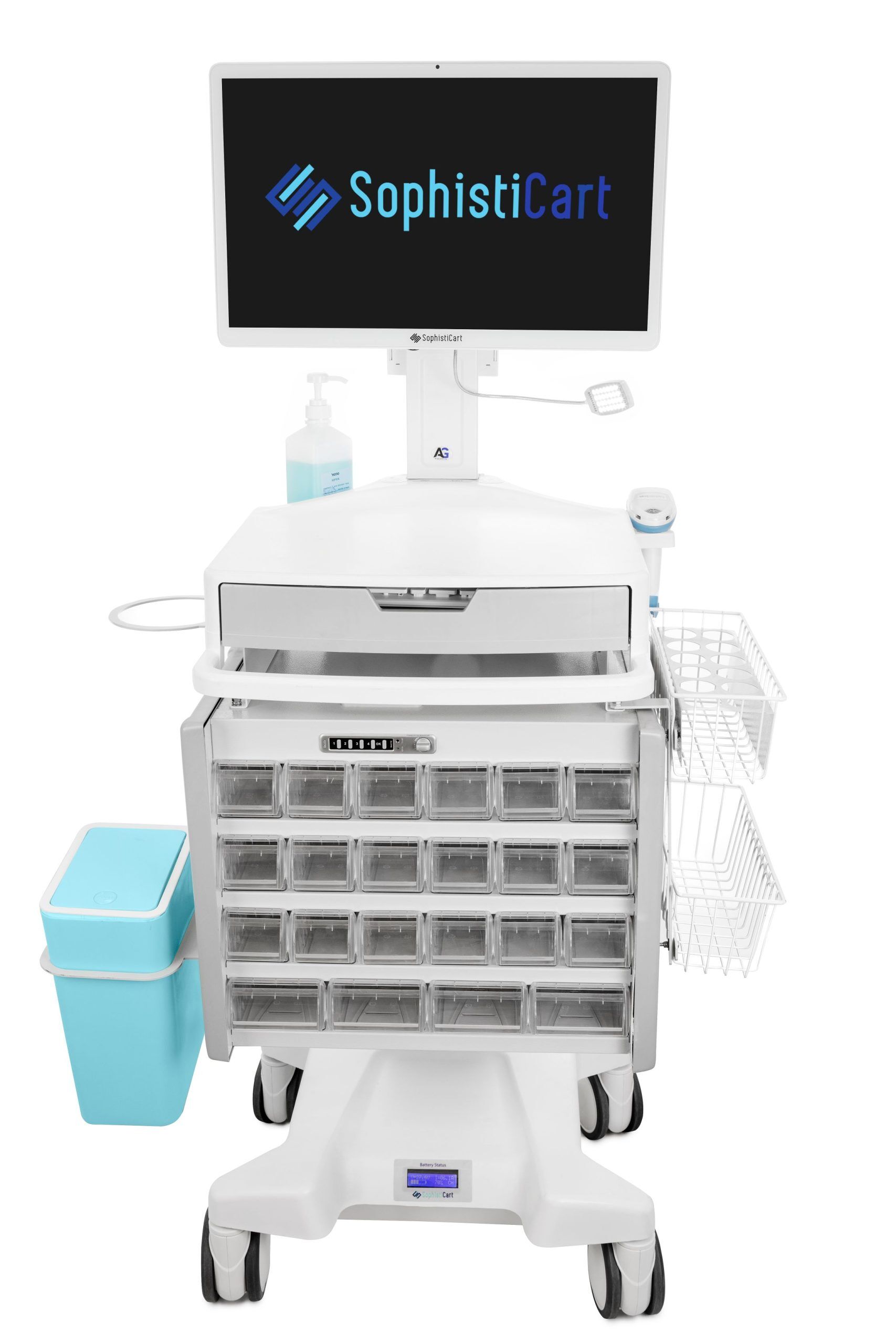 עגלה רפואית ללקיחת דמים (עגלת דמים) ממוחשבת חשמלית EZ300B עגלה רפואית ללקיחת דמים (עגלת דמים) ממוחשבת חשמלית EZ300B