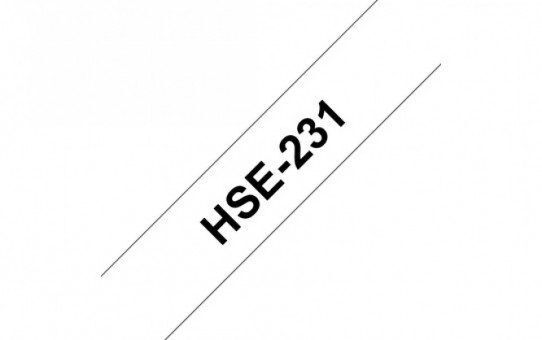 קלטת שחור על לבן 11.7 מ"מ מקורי Brother HSe231 מתכווץ בחום קלטת שחור על לבן 11.7 מ"מ מקורי Brother HSe231 מתכווץ בחום