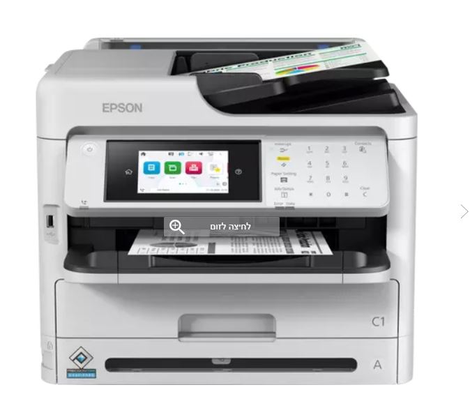 מדפסת הזרקת דיו שחור לבן משולבת Epson WF-M5899DWF מדפסת הזרקת דיו שחור לבן משולבת Epson WF-M5899DWF