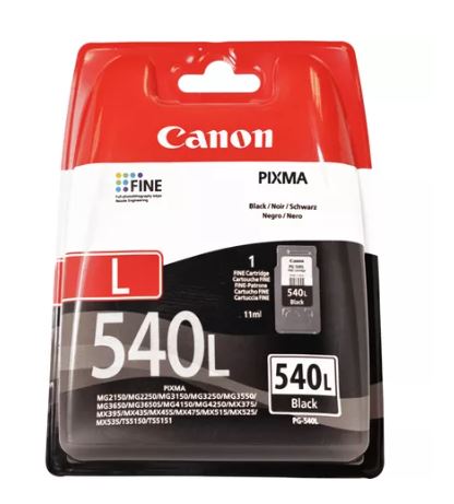 ראש דיו מקורי שחור Canon PG-540 BK L ראש דיו מקורי שחור Canon PG-540 BK L