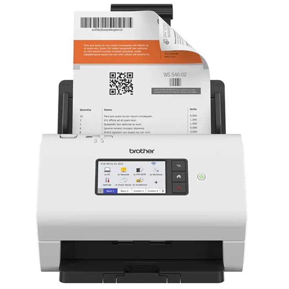 סורק מסמכים שולחני מקצועי אלחוטי ברדר Brother ADS-4900W סורק מסמכים שולחני מקצועי אלחוטי ברדר Brother ADS-4900W