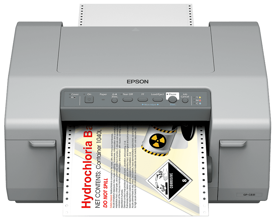 מדפסת מדבקות ColorWorks C831 EPSON מדפסת מדבקות ColorWorks C831 EPSON