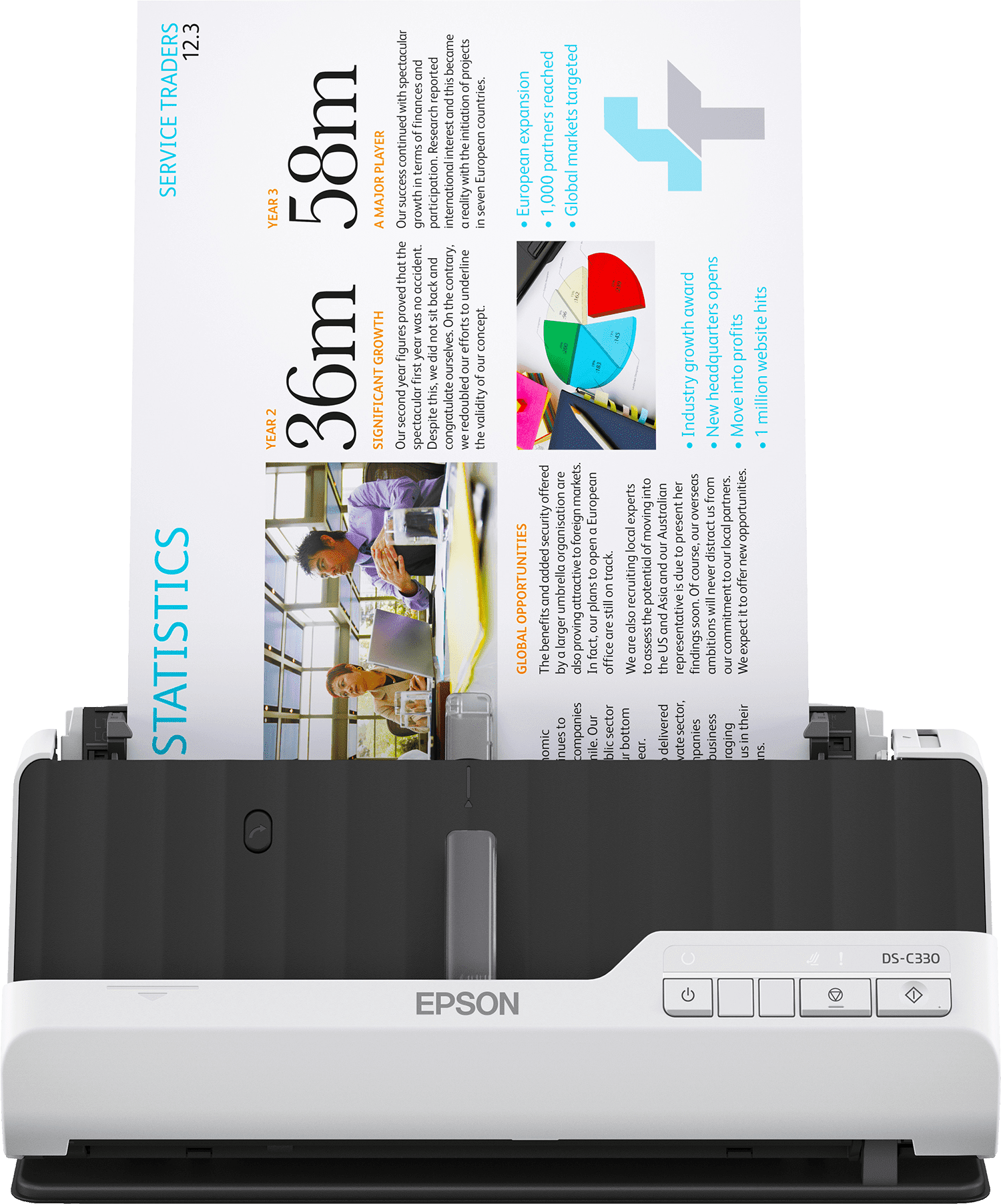 סורק קומפקטי EPSON WorkForce DS-C330 סורק קומפקטי EPSON WorkForce DS-C330